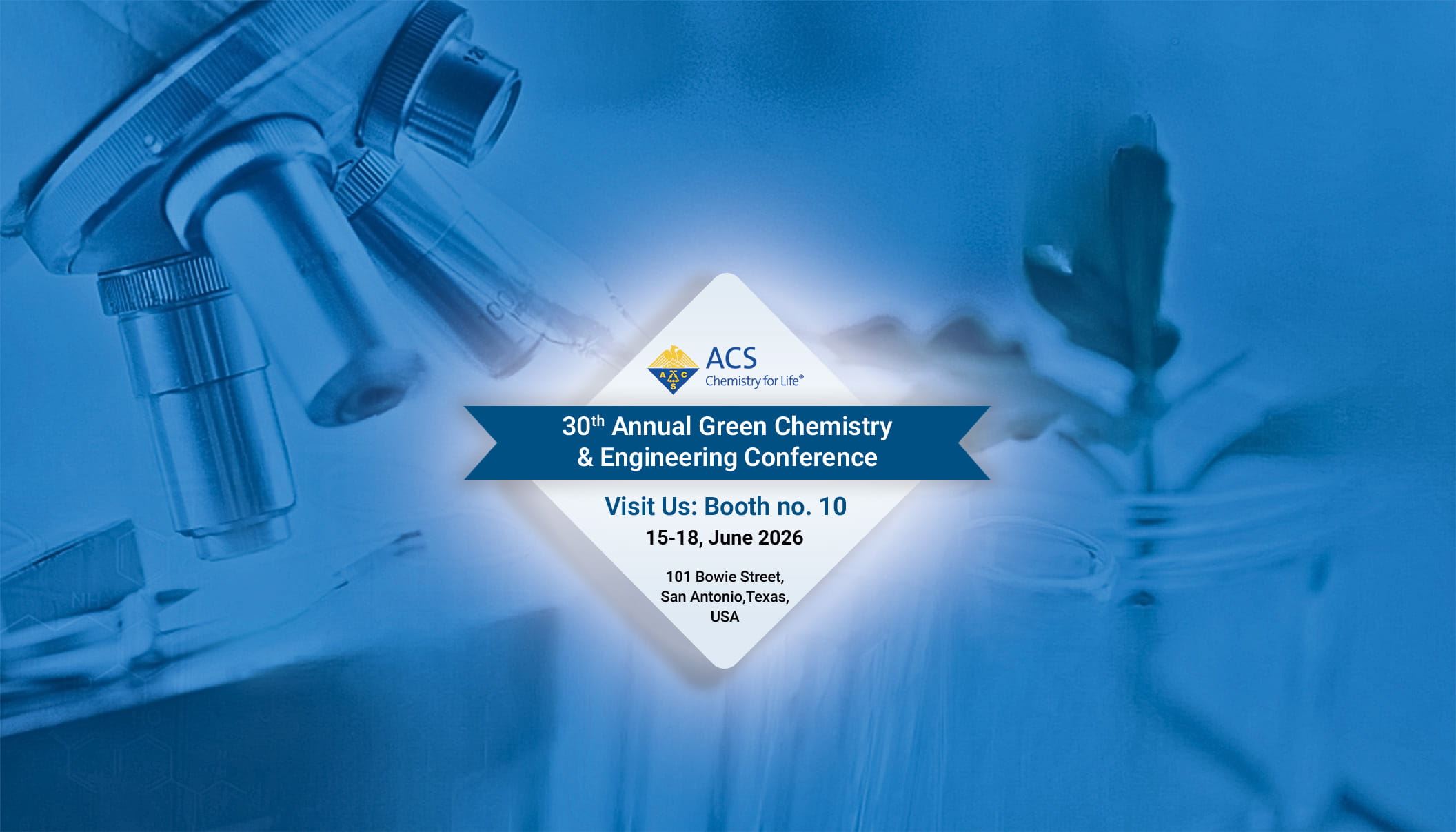 30th Annual Green Chemistry & Engineering Conference Invite