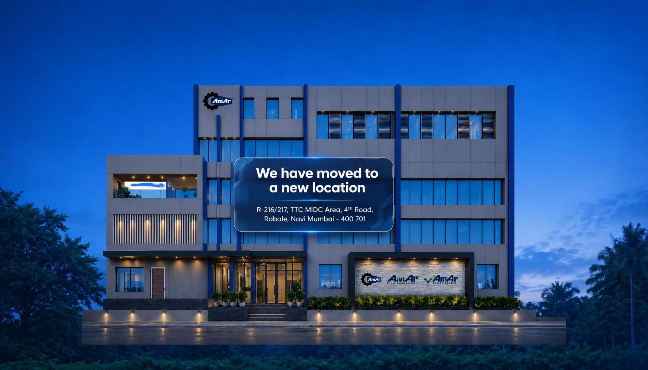 We have moved to Rabale, Navi Mumbai
